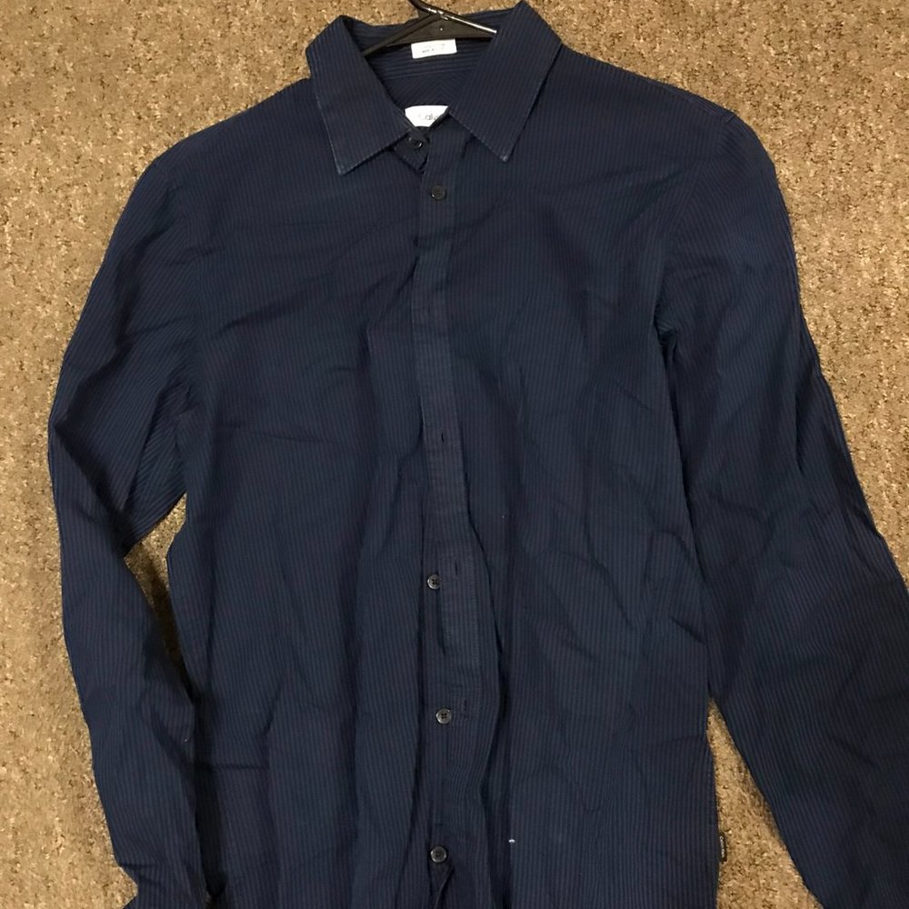 Calvin Klein Striped Button Up Shirt